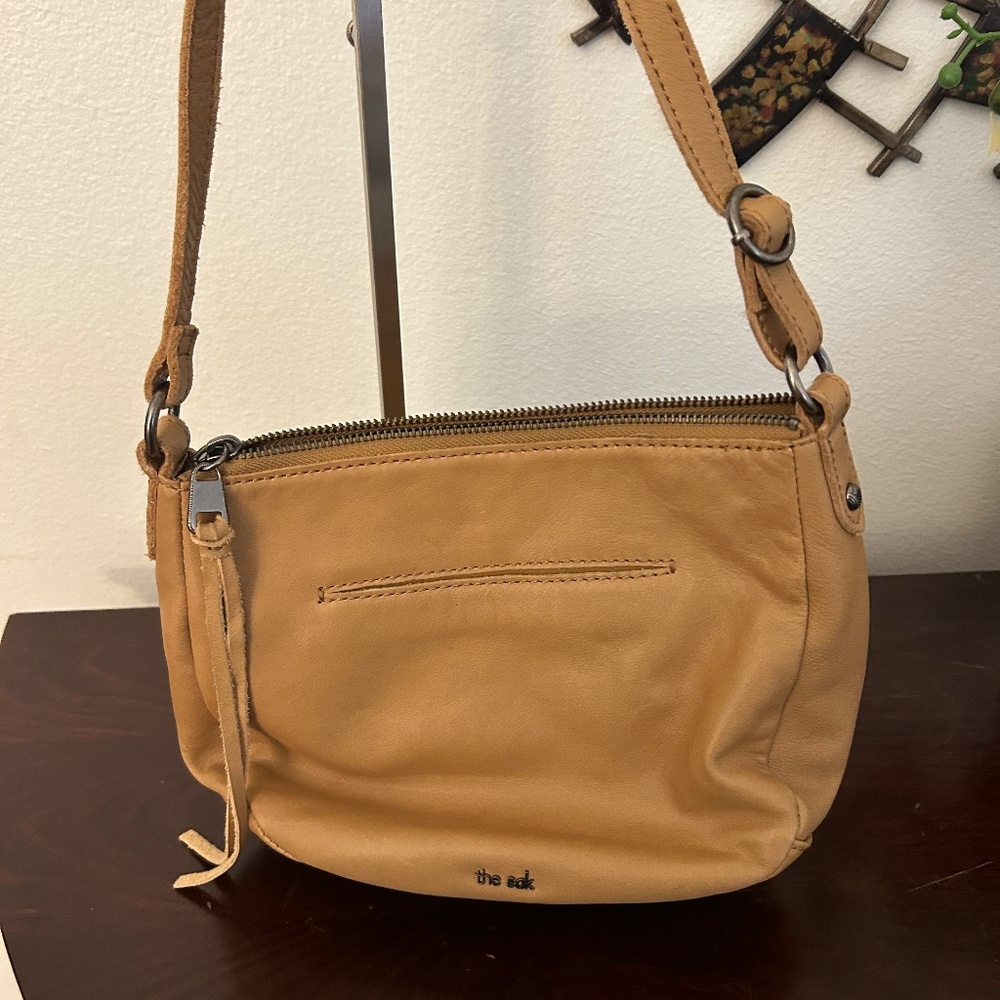 Floral beige crossbody - Picture 2 of 3